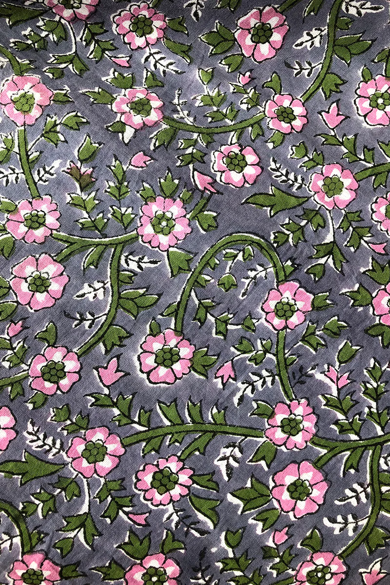 Frances 3 Dress - Midnight Wildflower Organic