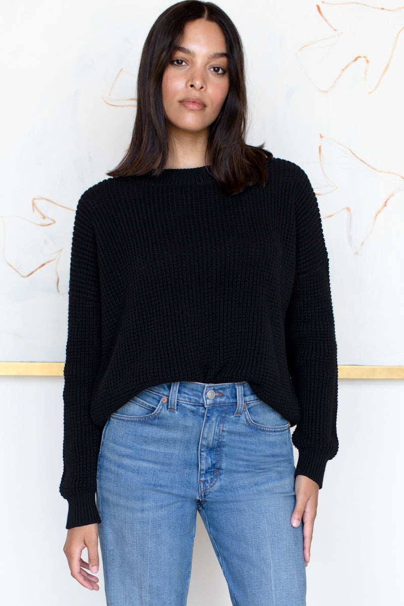 Daily Sweater - Black Organic