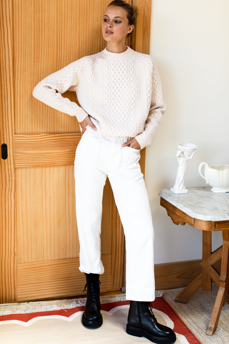 Orchard Pant 2 - Ivory Hemp Organic