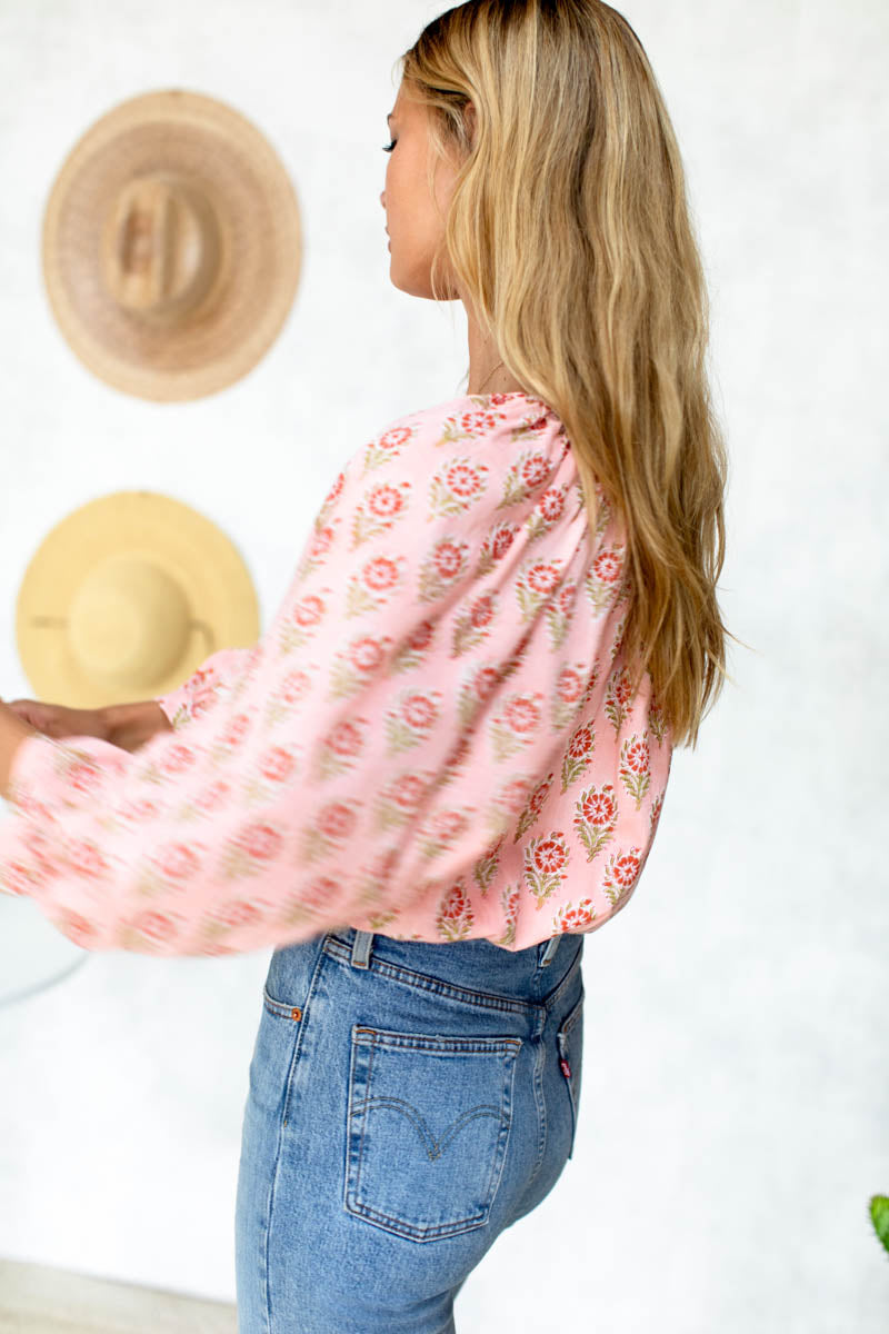 Frances Blouse - Monday Flowers Organic