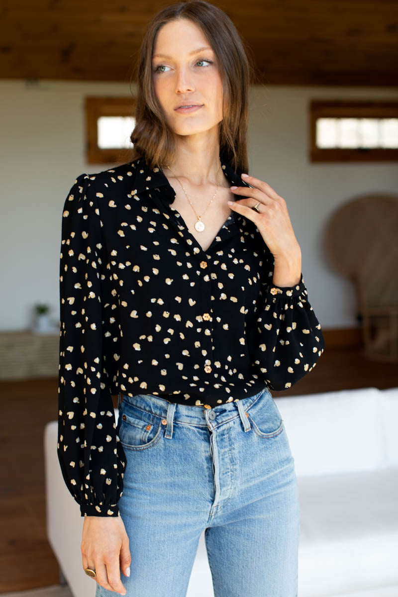 Frankie Blouse - Falling Petals