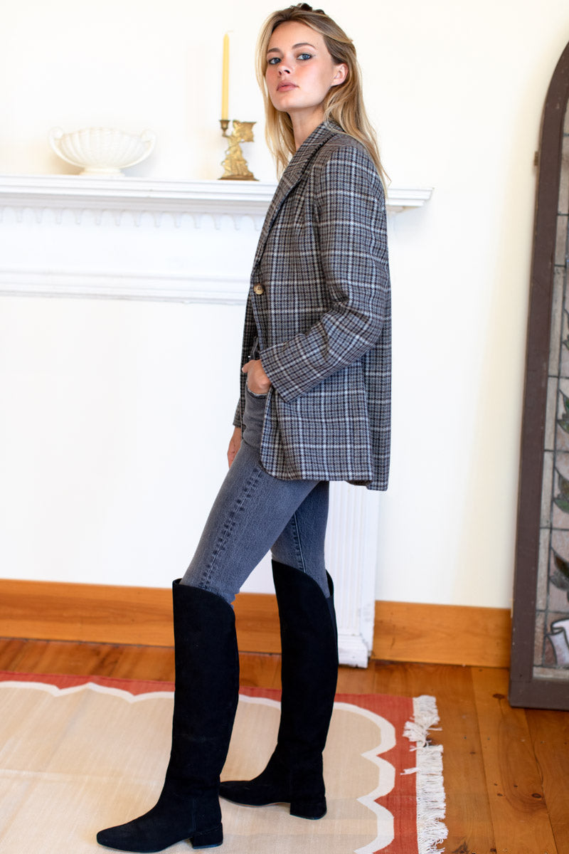 Jude Jacket - Grey Tweed