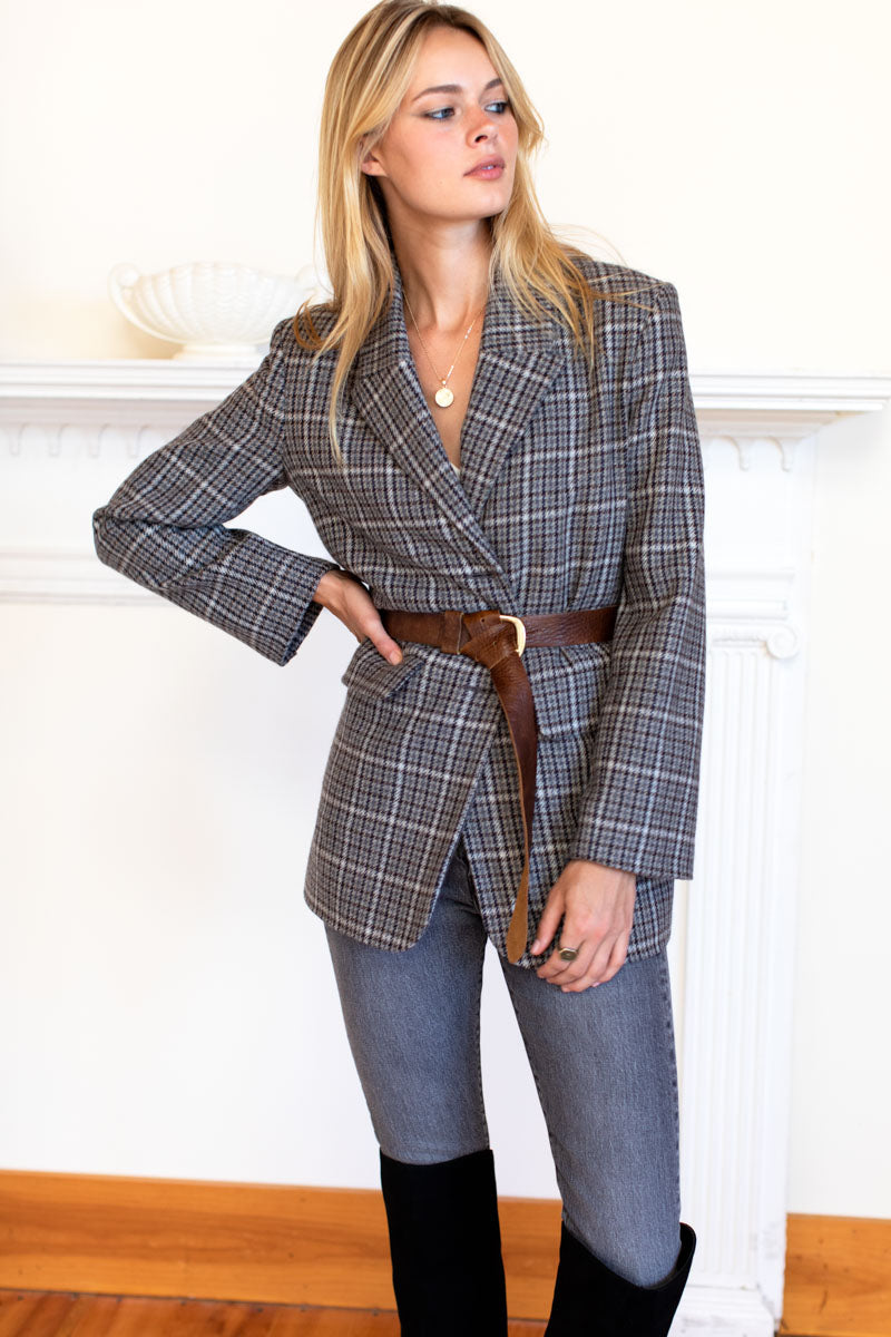 Jude Jacket - Grey Tweed
