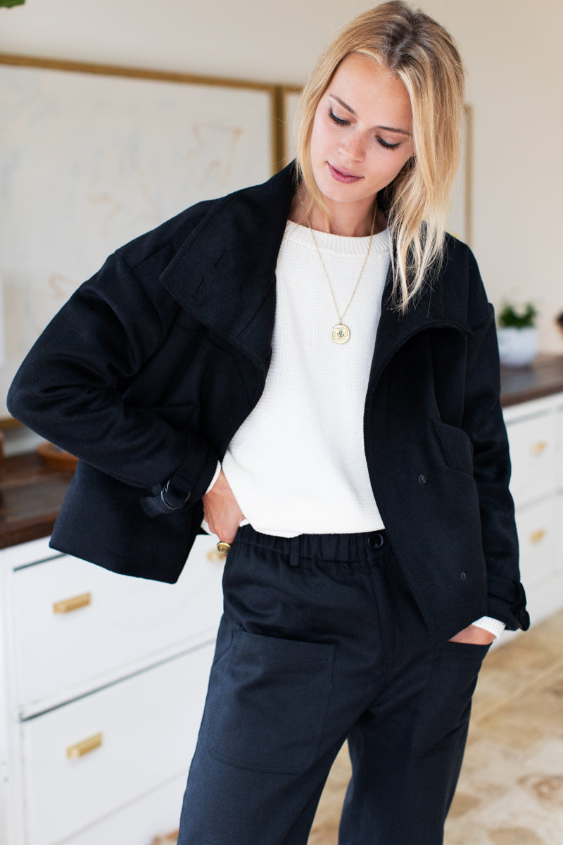 Orchard Pant - Black Hemp Organic