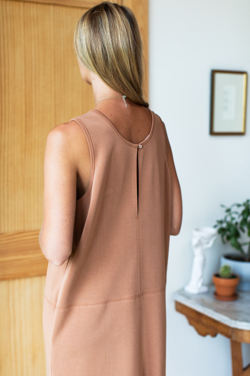 Edie Sleeveless Dress - Clay