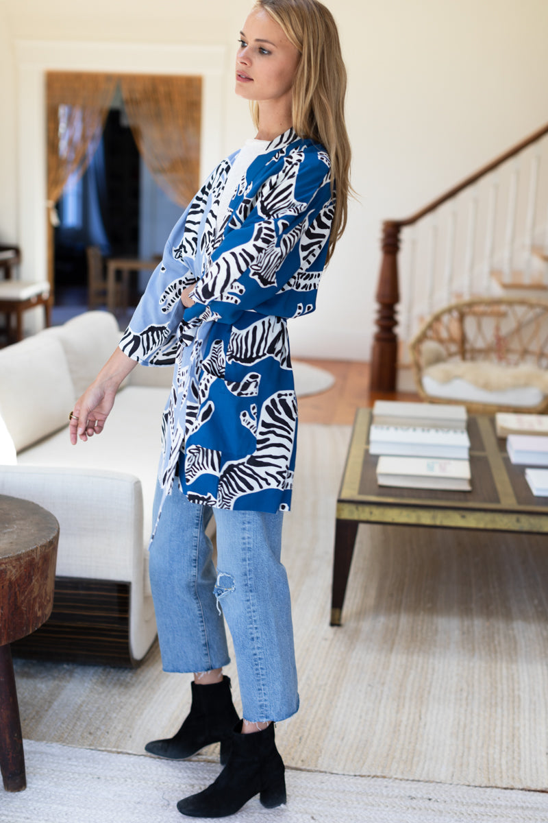 Fete Kimono - Zebra Patchwork