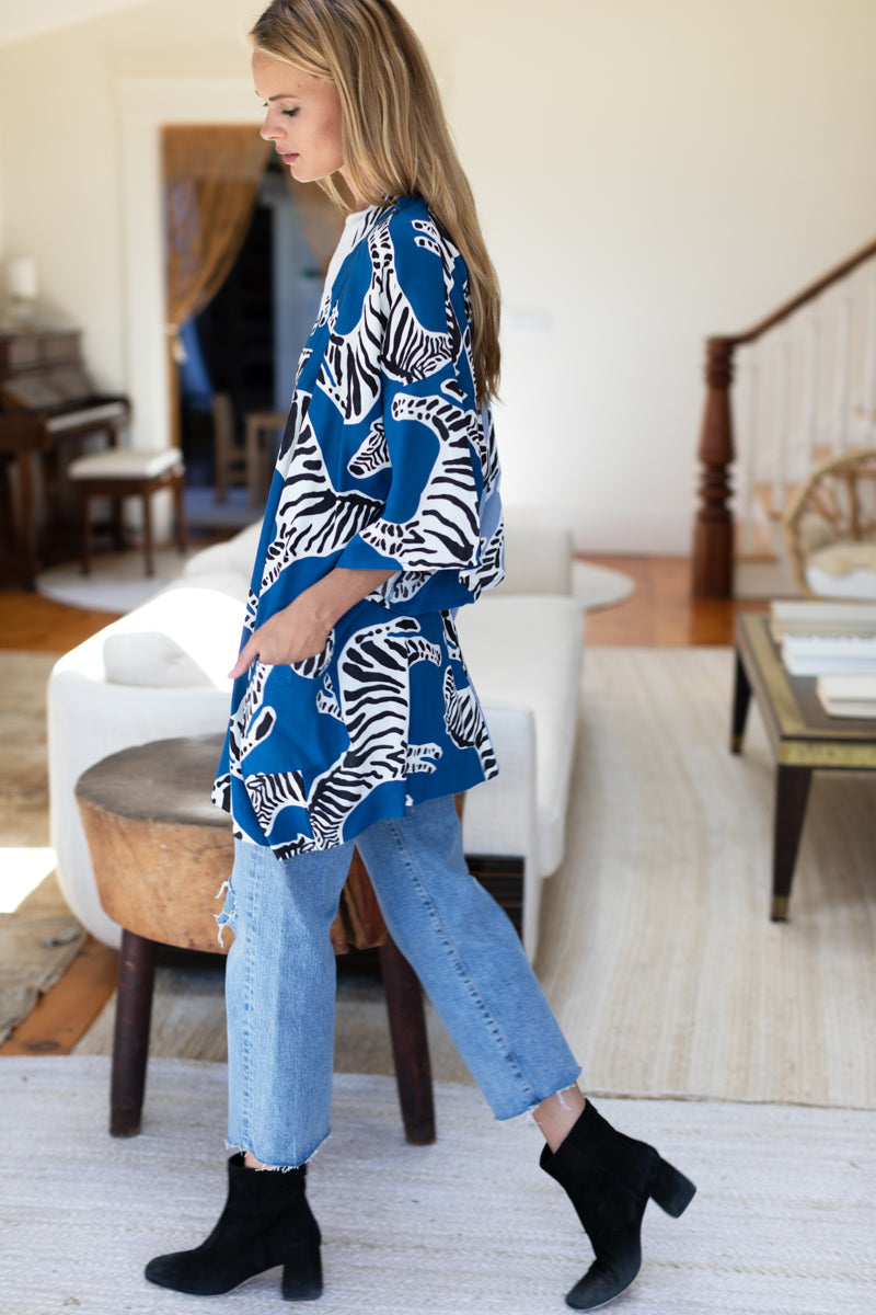 Fete Kimono - Zebra Patchwork