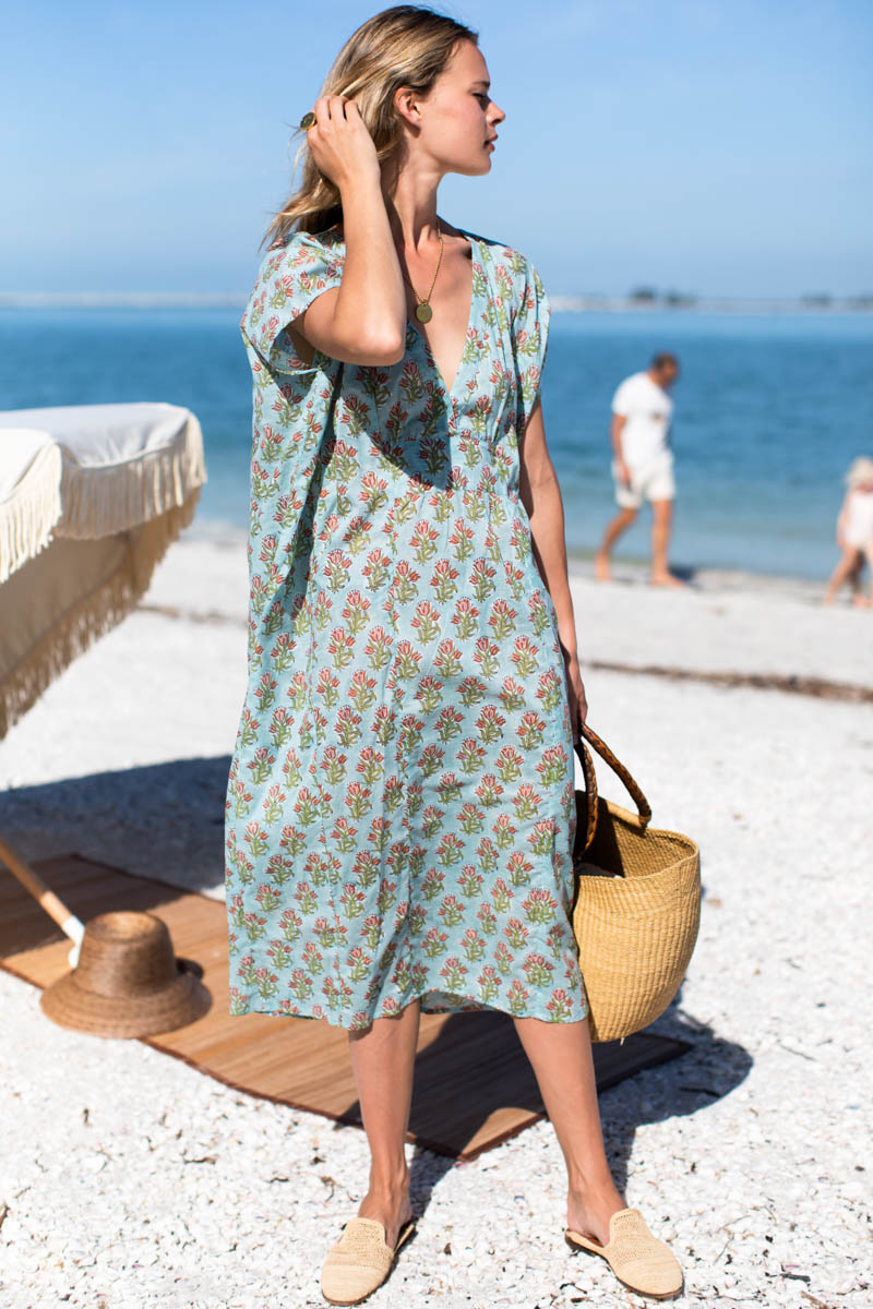 Francina Caftan - Tuesday Flowers Organic