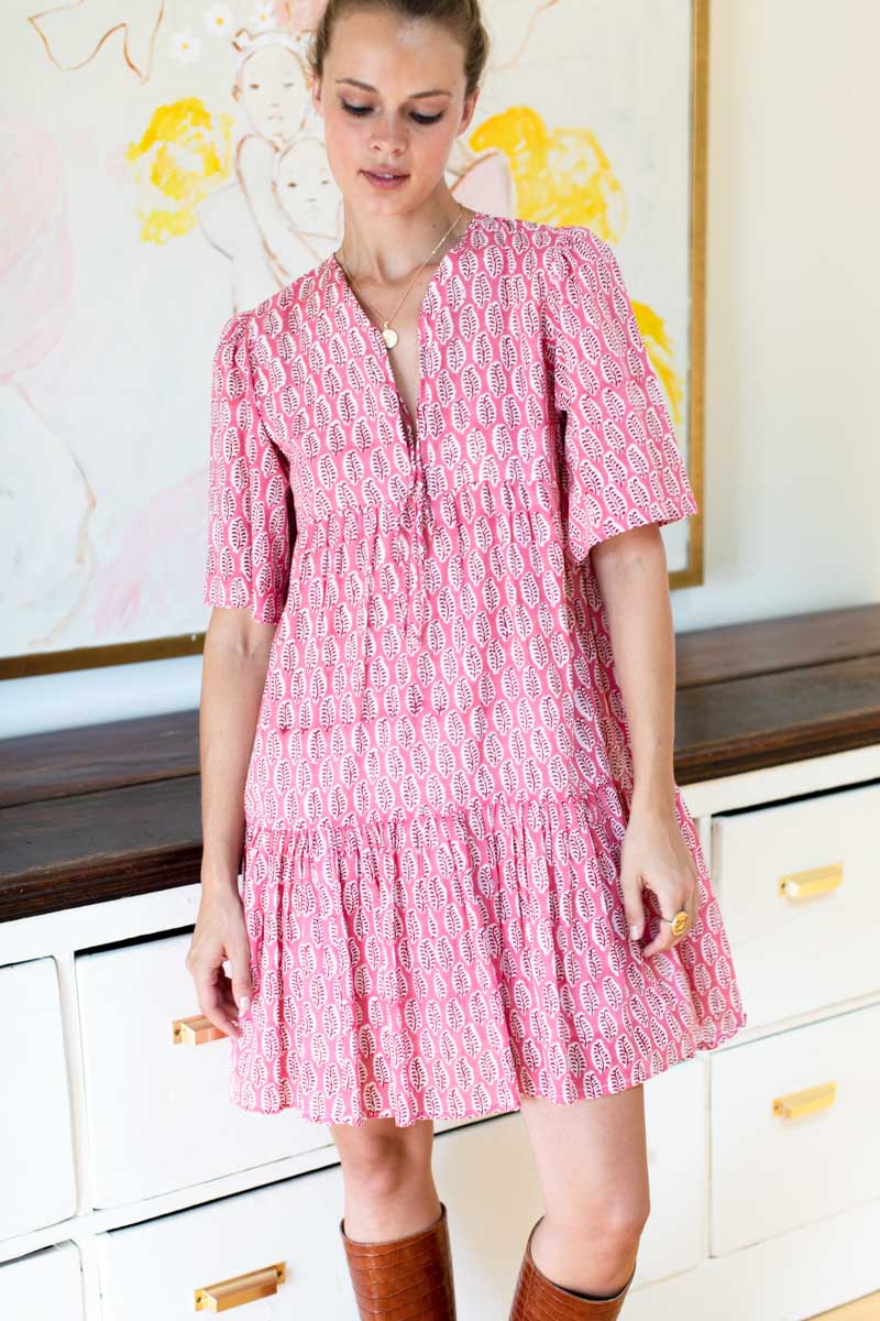 Isla Dress - Rosey Organic