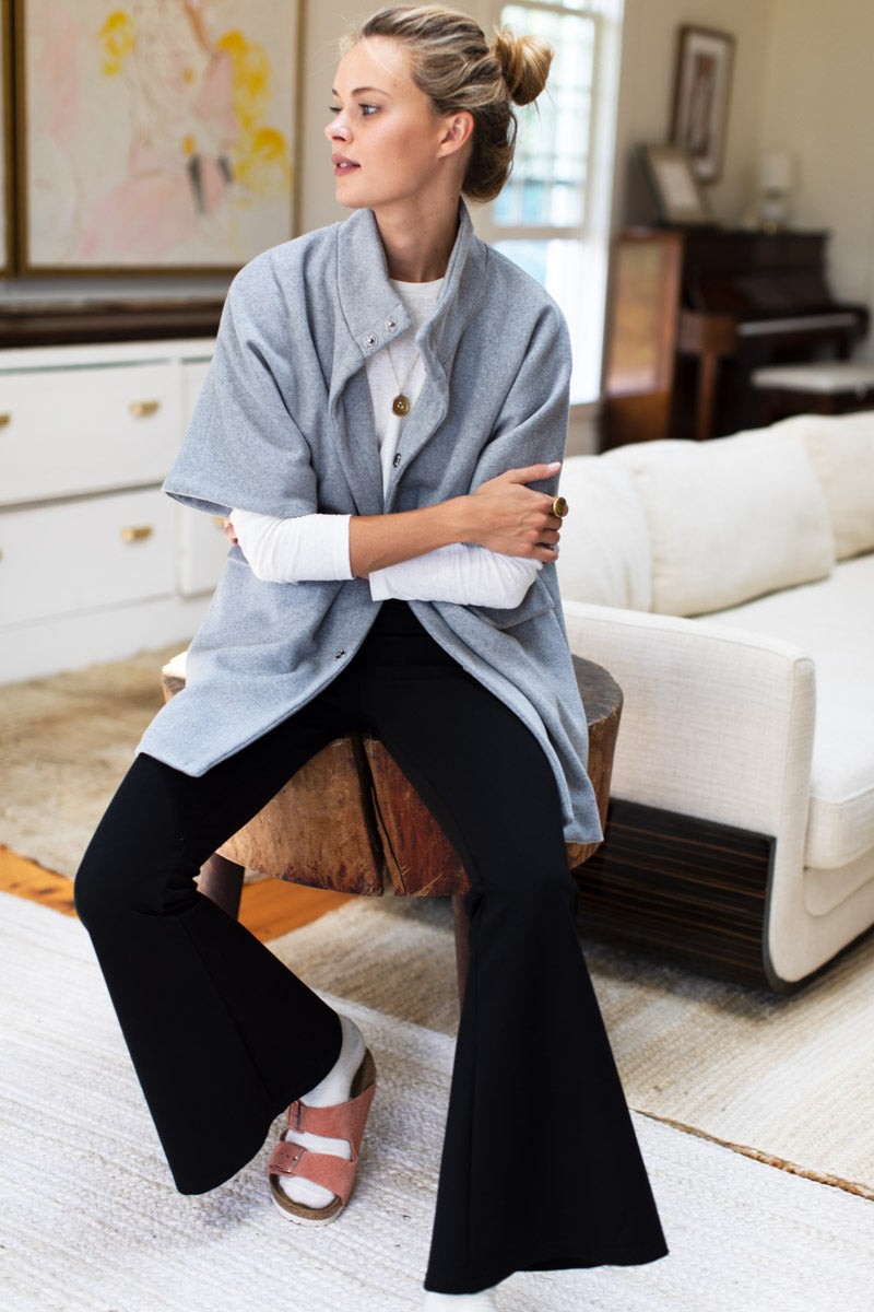 Layering Jacket - Grey Wool Cashmere