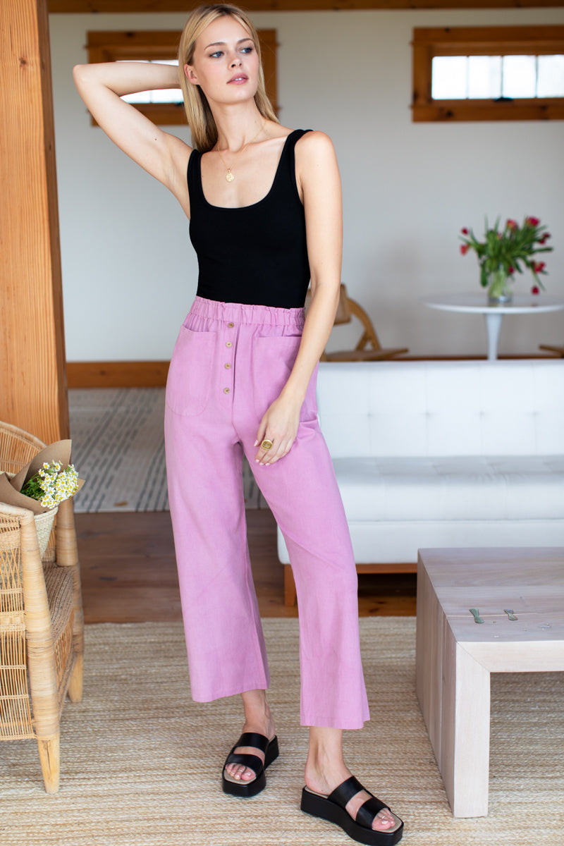 Mama's Easy Pant - Bon Pink Organic