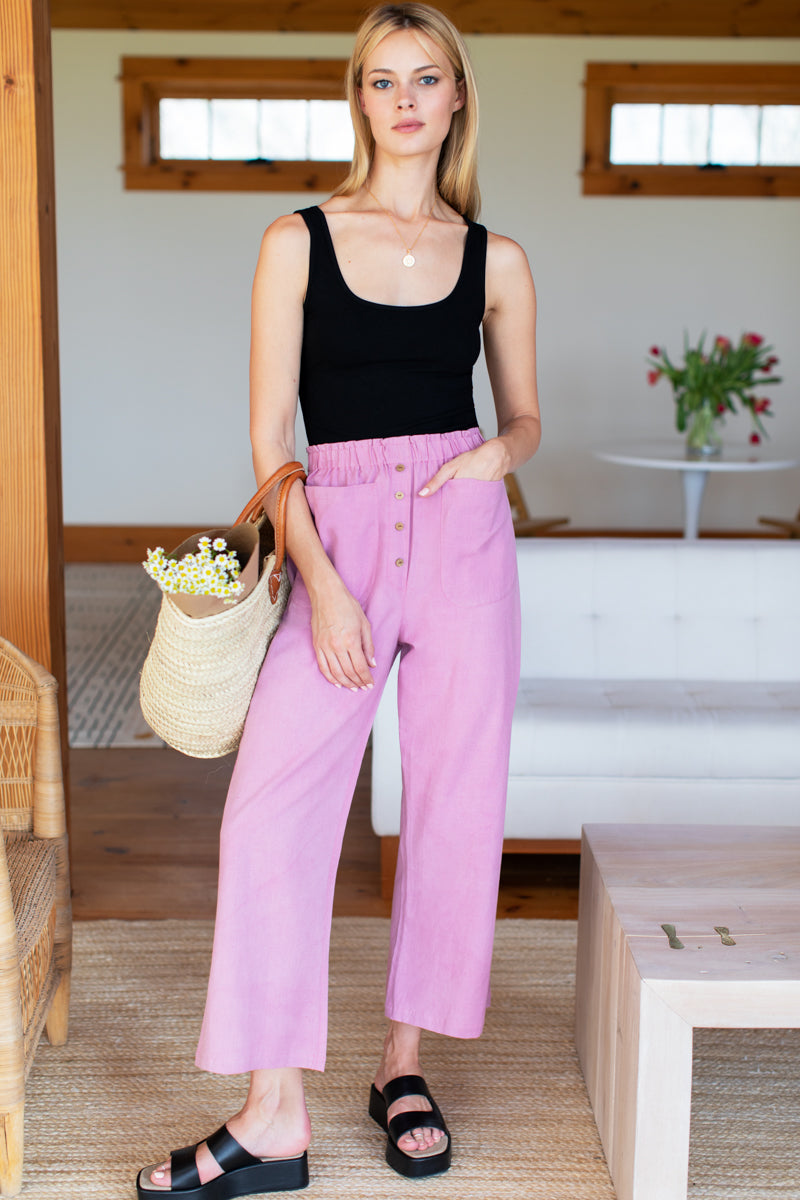 Mama's Easy Pant - Bon Pink Organic
