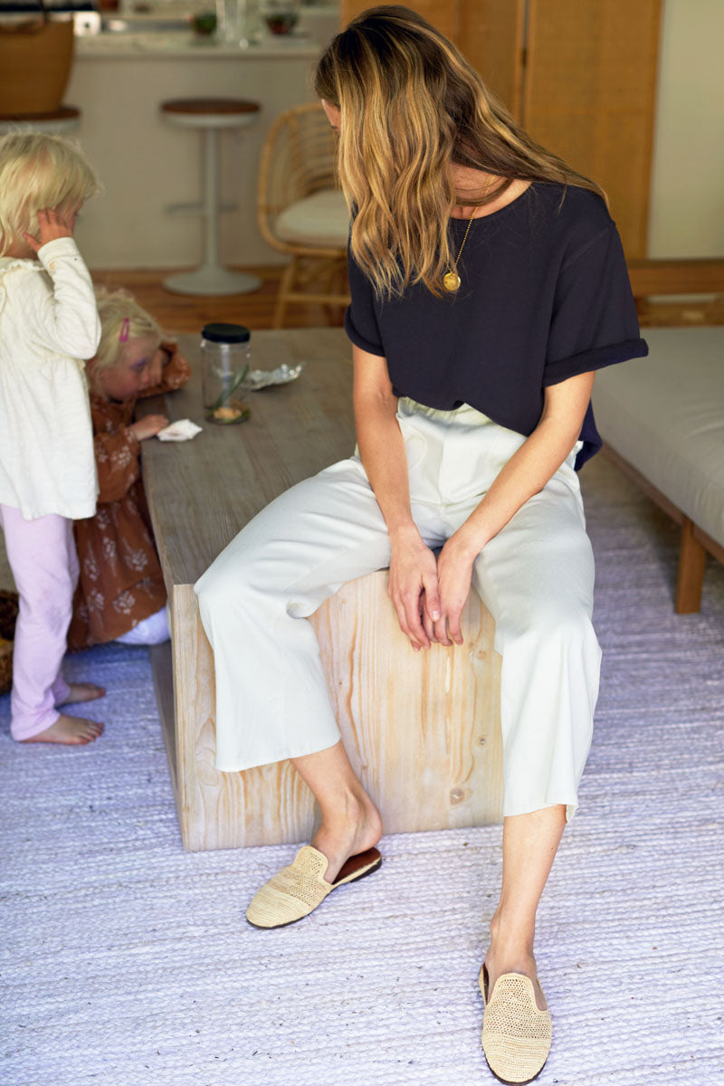 Babas Pant - Ivory Hemp Organic
