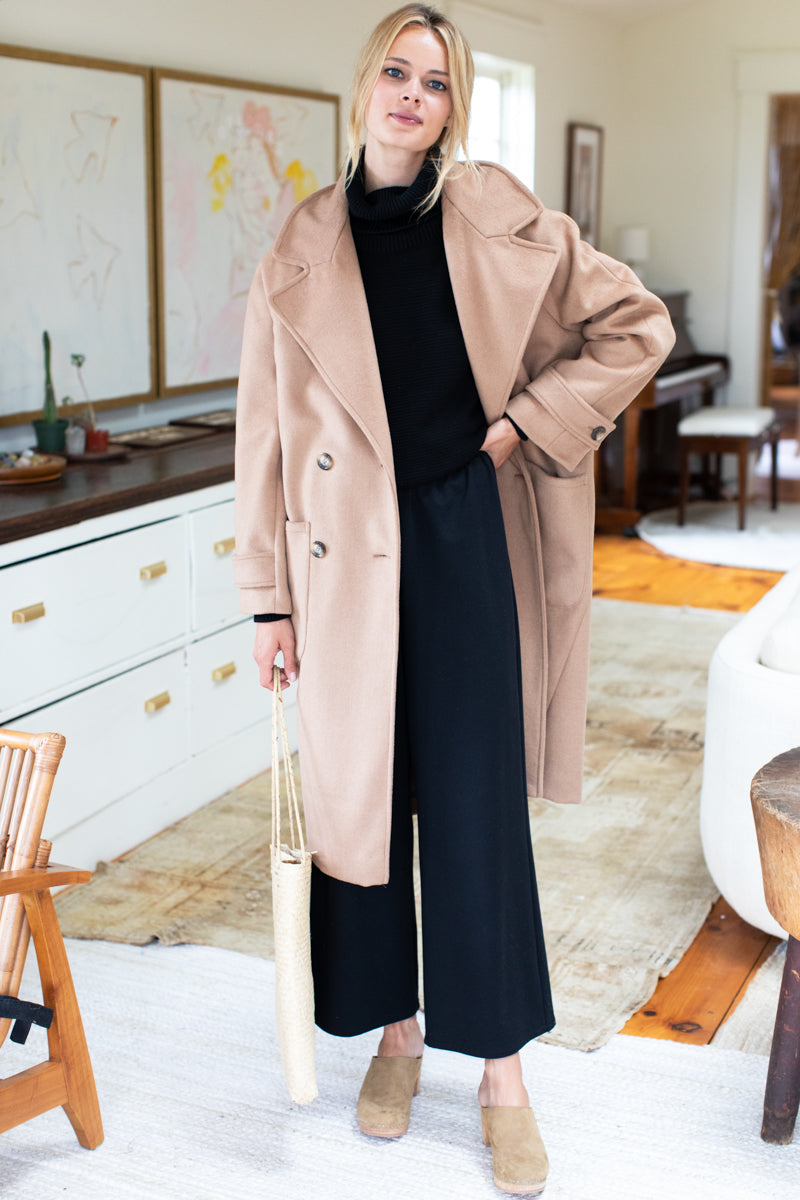 Wide Leg Pant - Black Ponte
