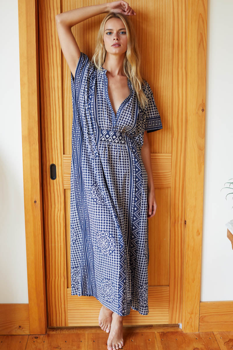 Emerson Caftan - Ink Organic