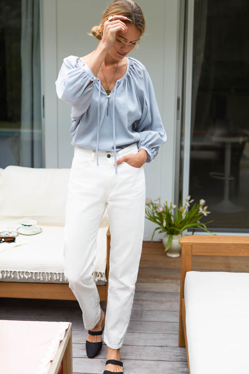 Lucy Blouse - Fresh Blue