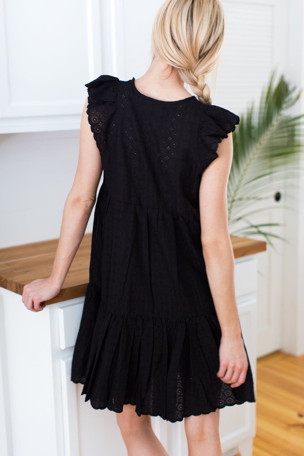 Angel Dress - Black Eyelet