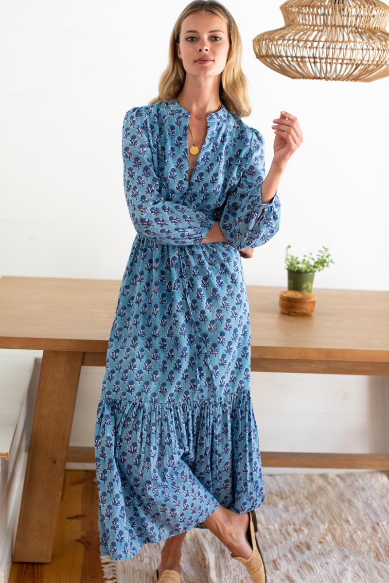 Frances Dress 2 - Little Marigolds Danube Organic