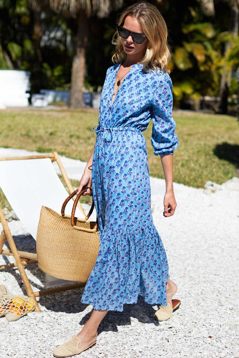 Frances Dress 2 - Little Marigolds Danube Organic