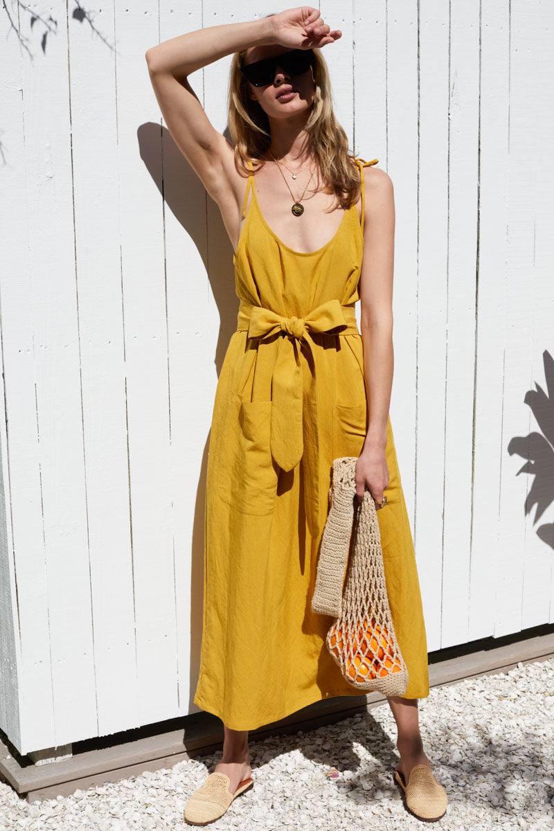 Livia Sundress - Golden Wheat
