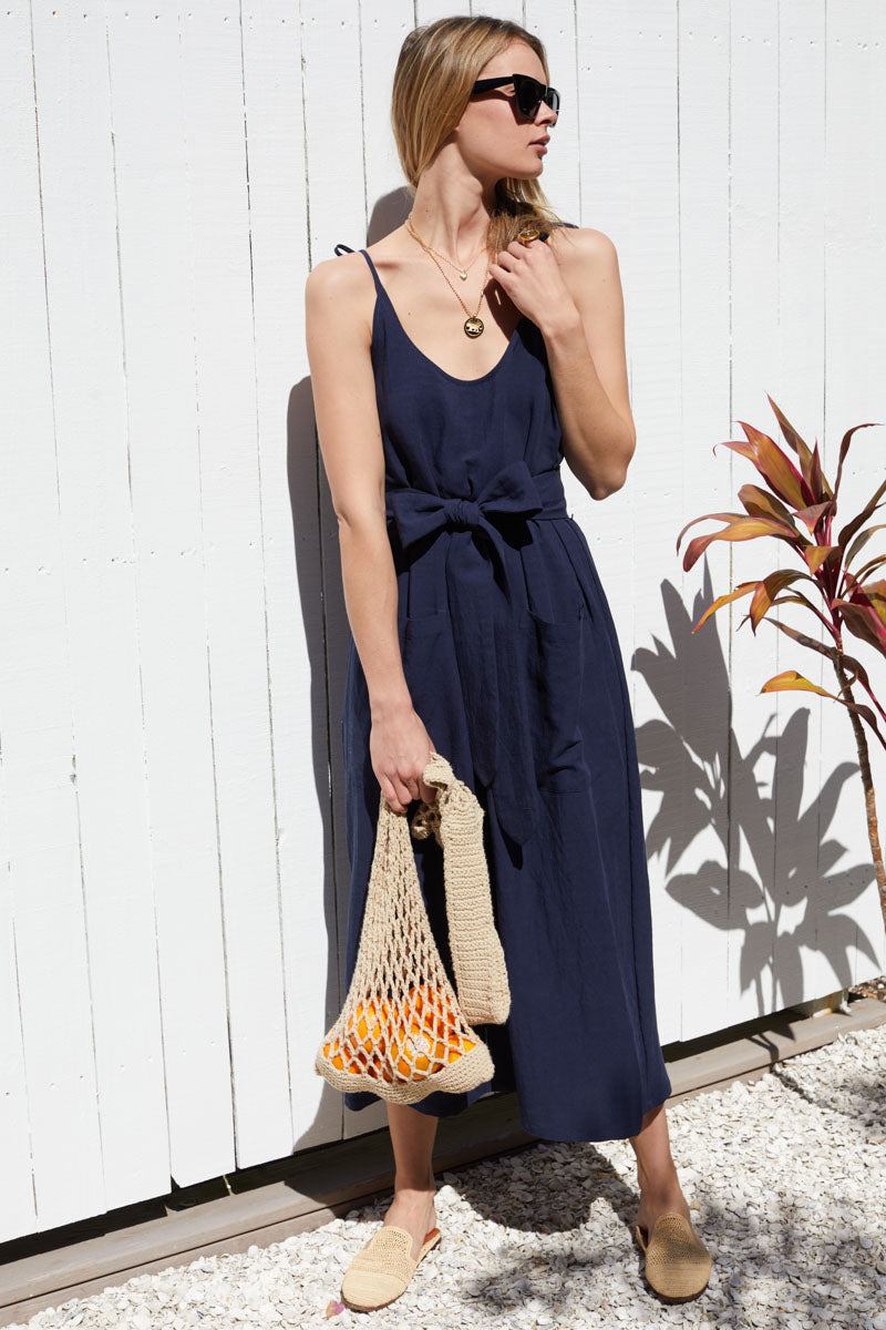 Livia Sundress - Maritime Linen