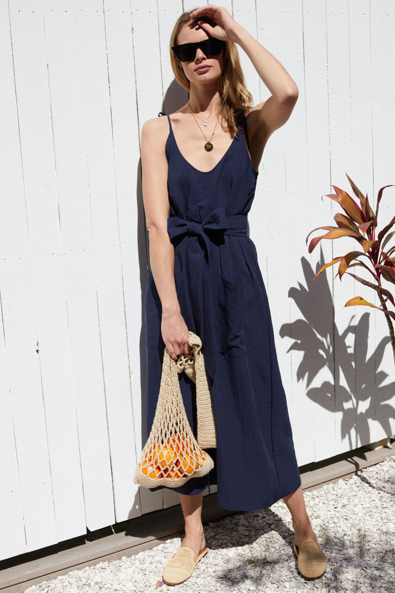 Livia Sundress - Maritime Linen