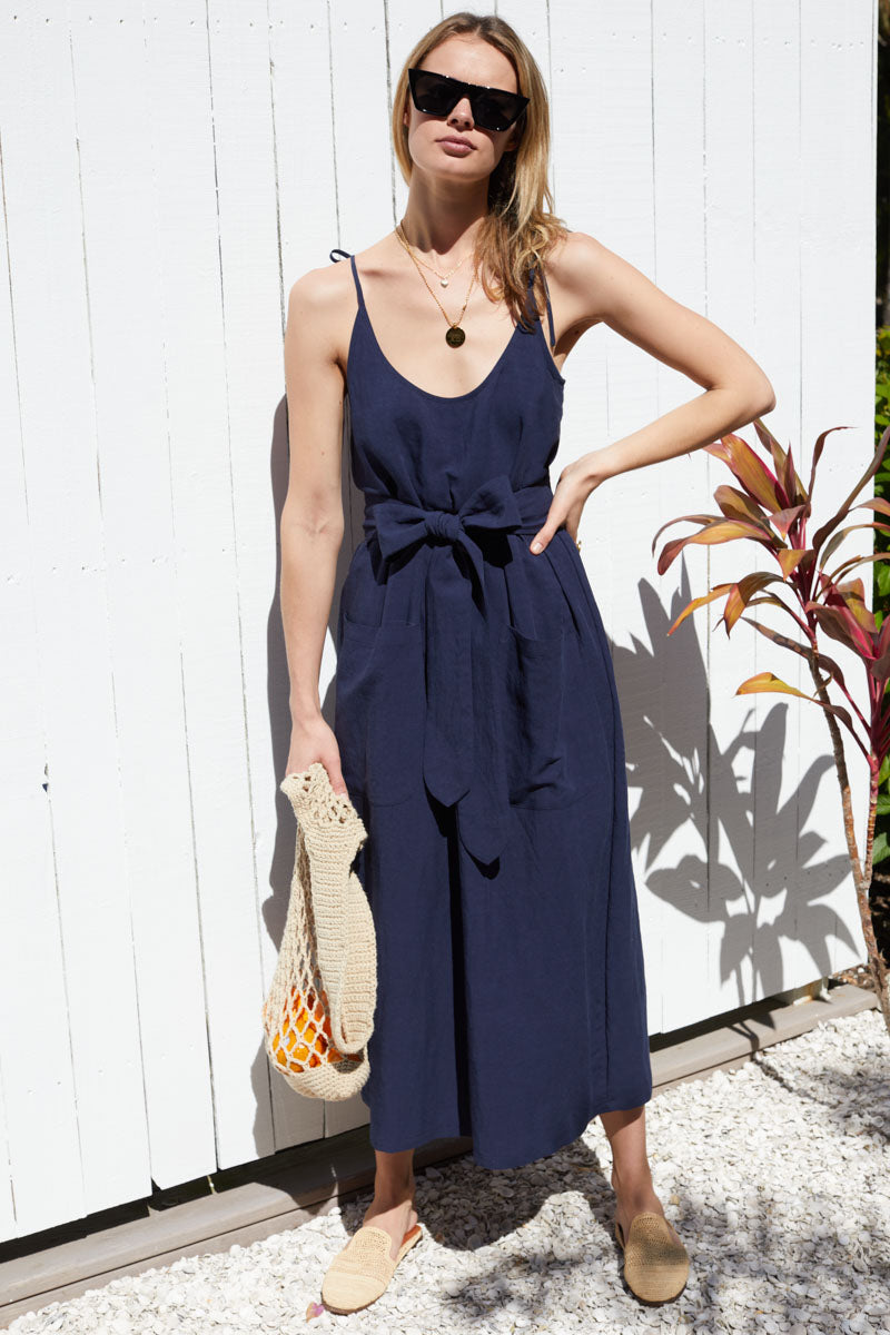 Livia Sundress - Maritime Linen