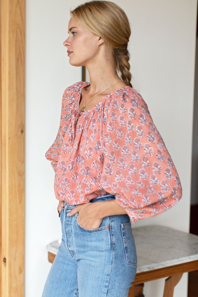 Lucy Blouse - Little Marigolds Apple Organic