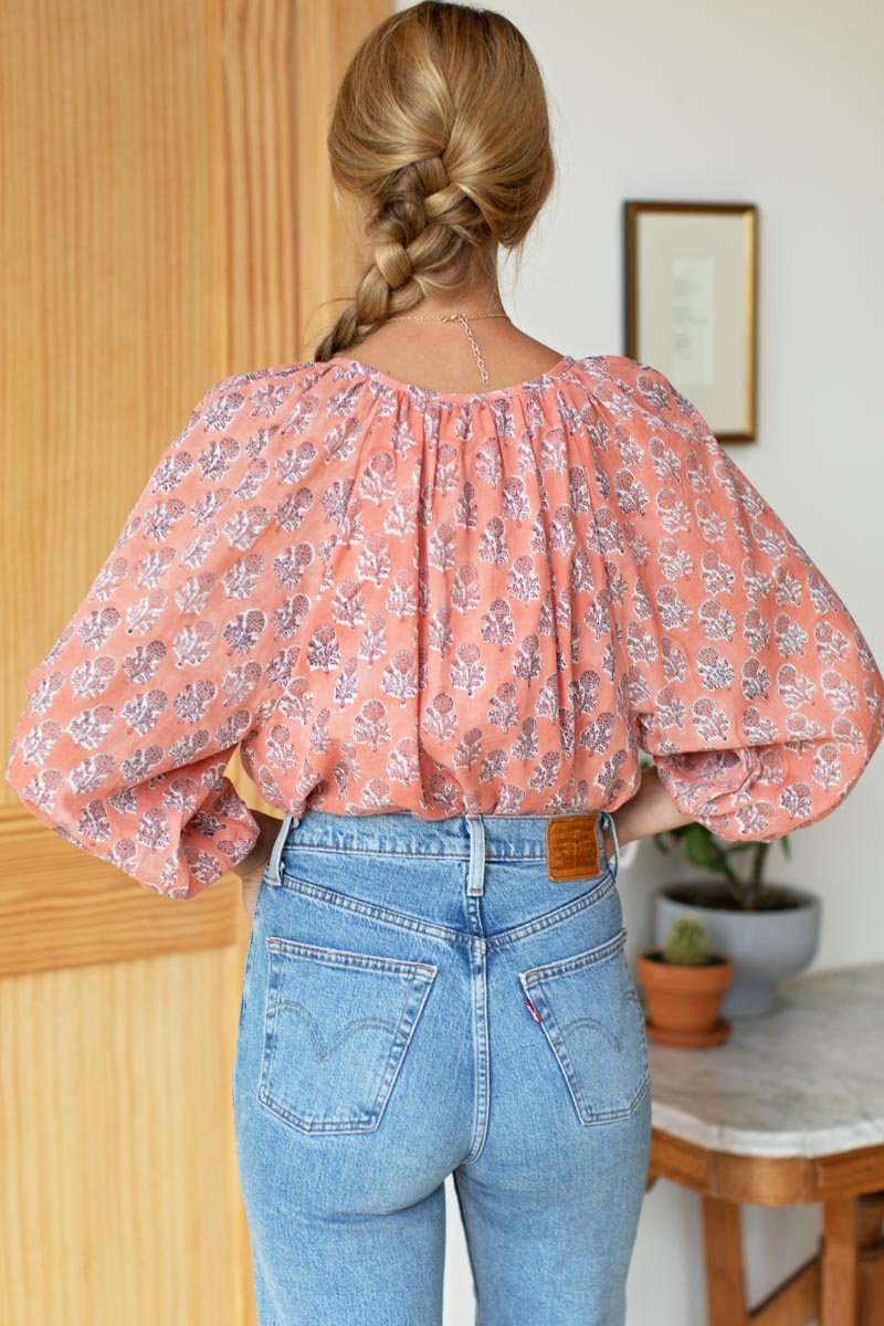 Lucy Blouse - Little Marigolds Apple Organic