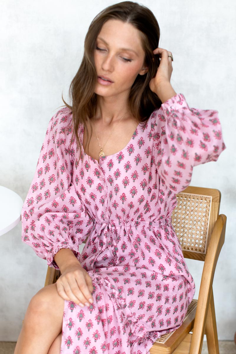 Lucy Long Sleeve Dress - Posey Organic
