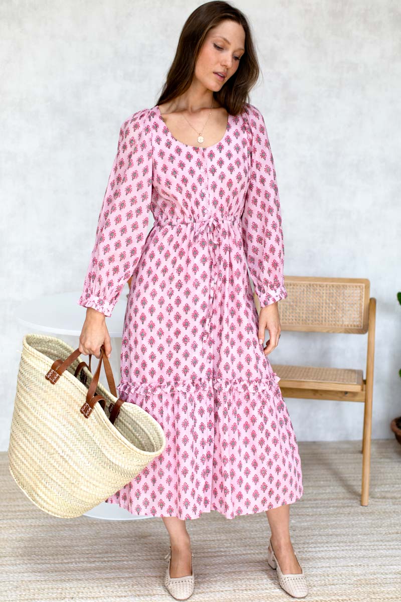 Lucy Long Sleeve Dress - Posey Organic