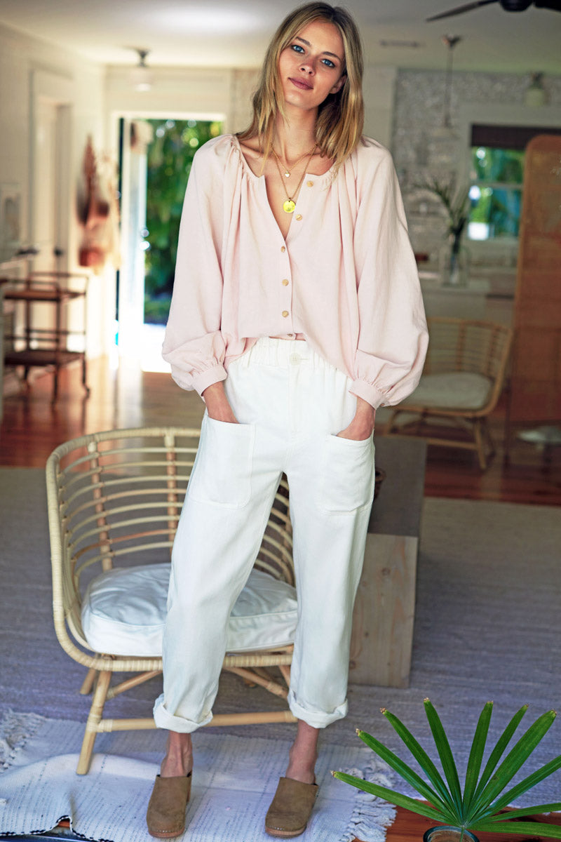 Orchard Pant - Ivory Hemp