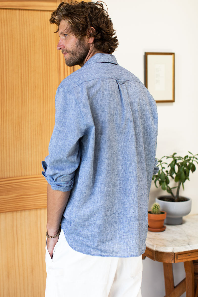Ryan Shirt - Denim Hemp Organic