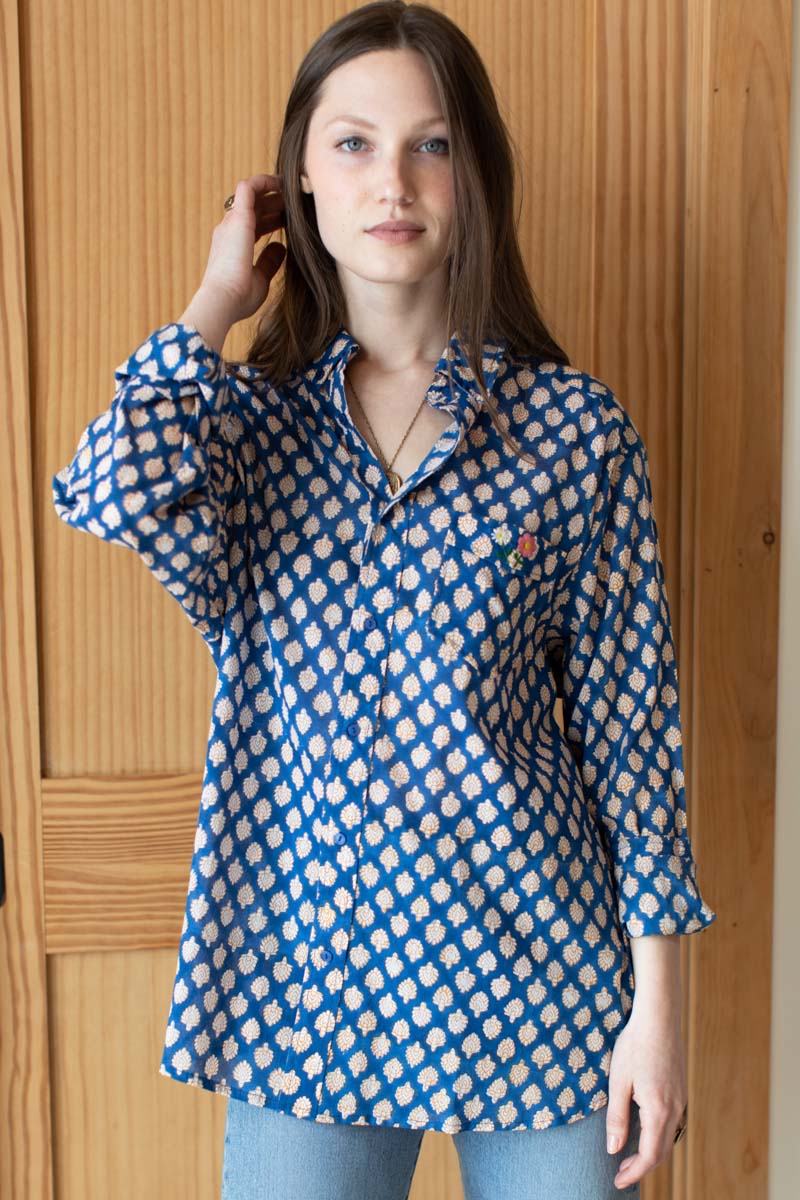 Ryan Shirt - Sisters Blue Organic