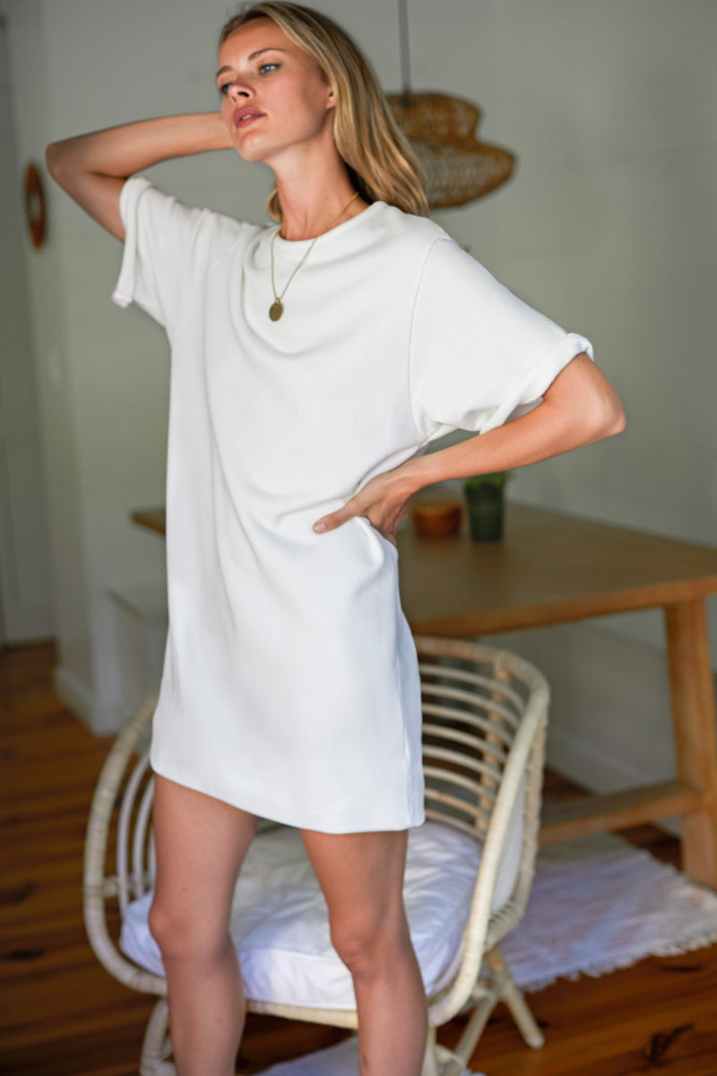 Shorty Sweatshirt Dress - Salt Organic