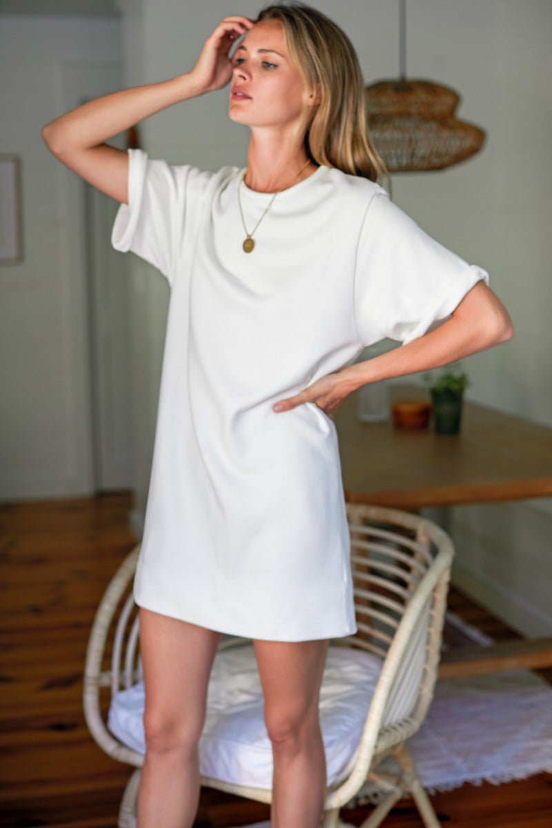 Shorty Sweatshirt Dress - Salt Organic