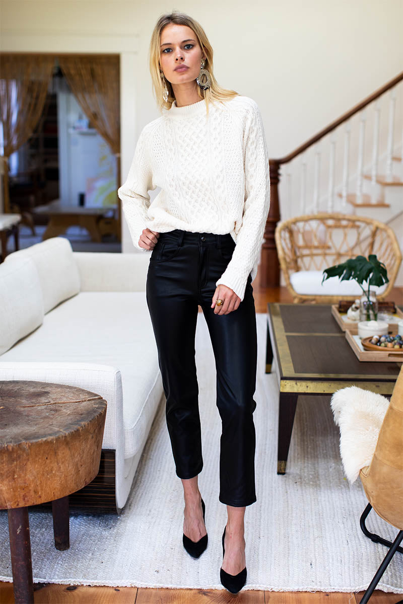 Stella Pant - Vegan Leather