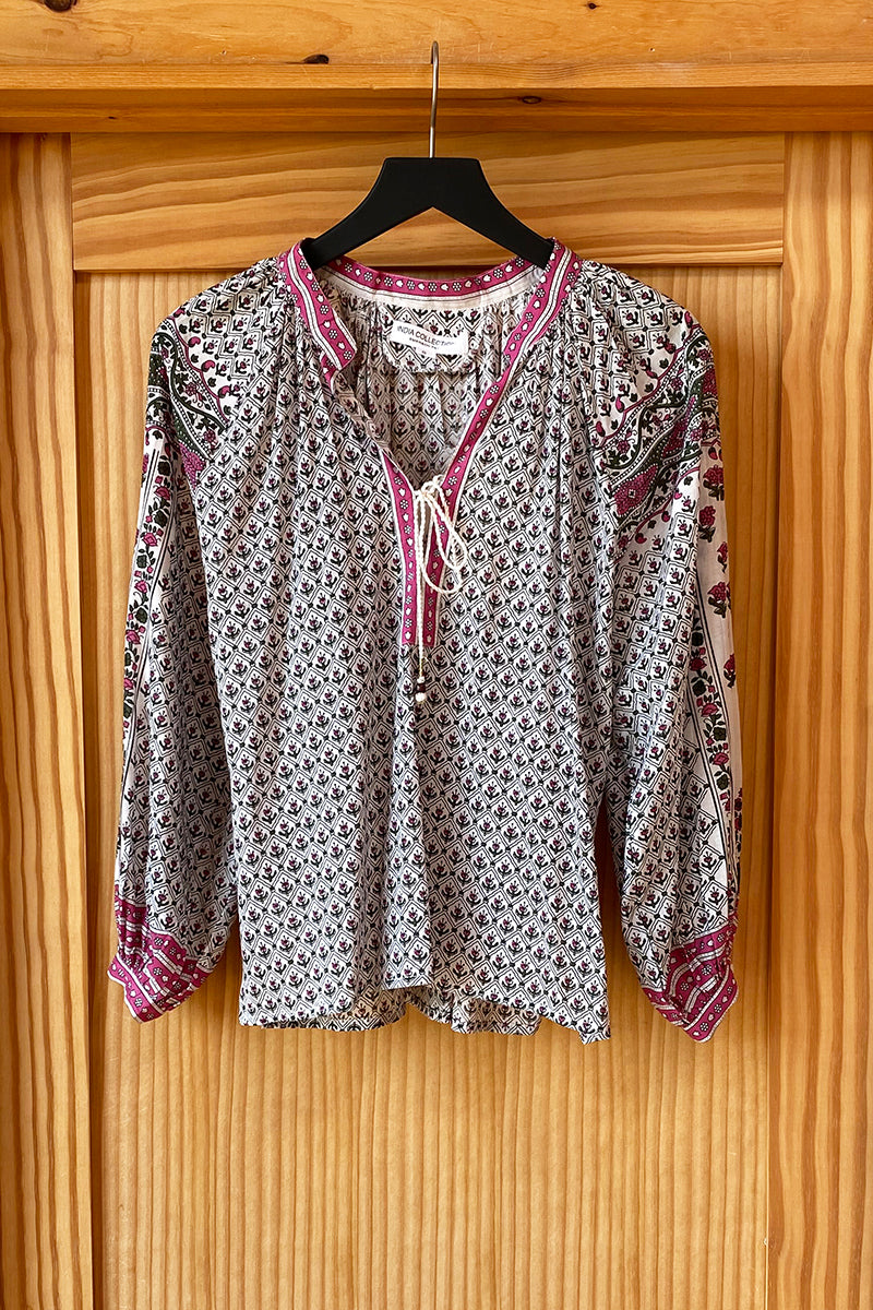 Heritage Top - Pink Yarrow Organic