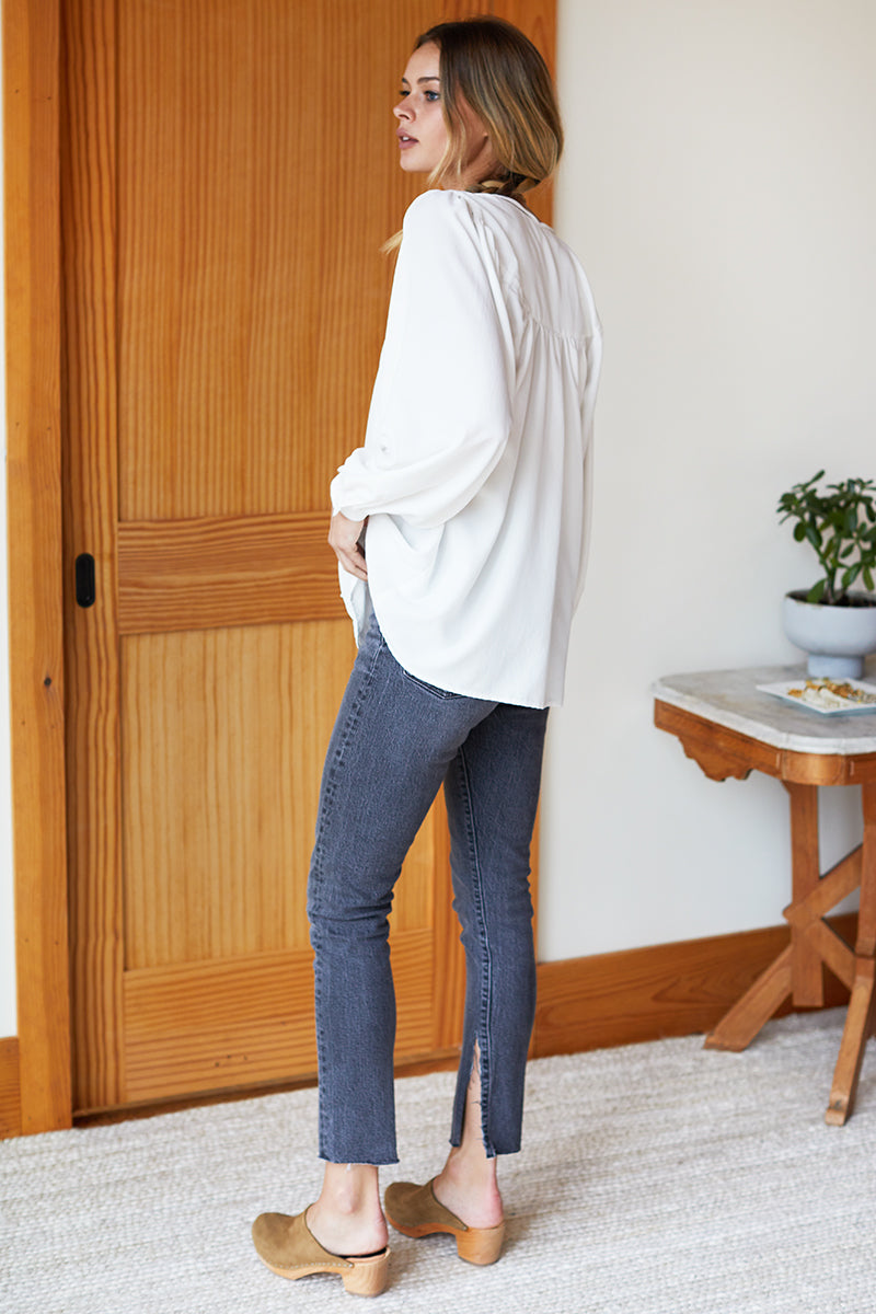 Poet Blouse - Ivory