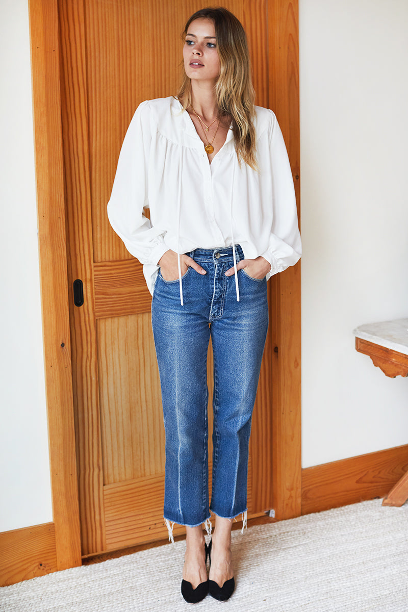 Poet Blouse - Ivory