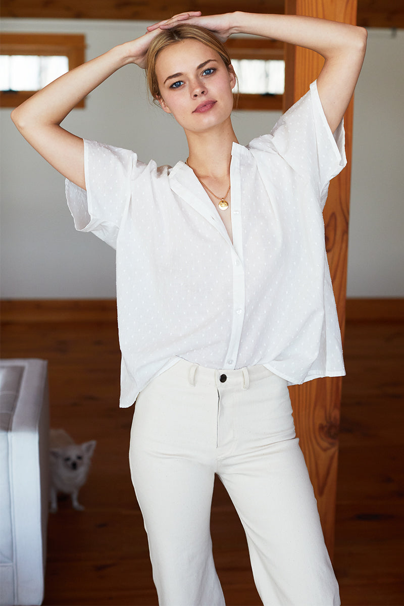Georgia Pant - Ivory