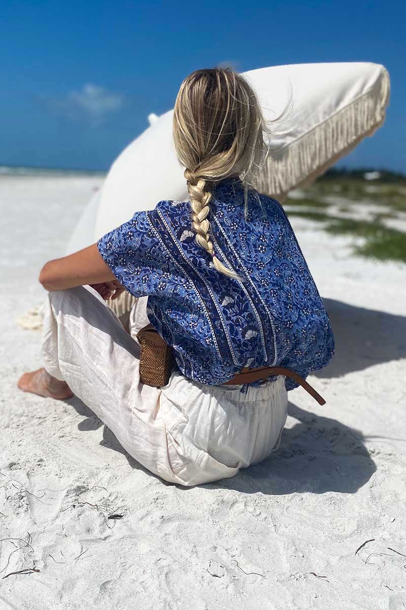 Francina Top - Sea Lurex