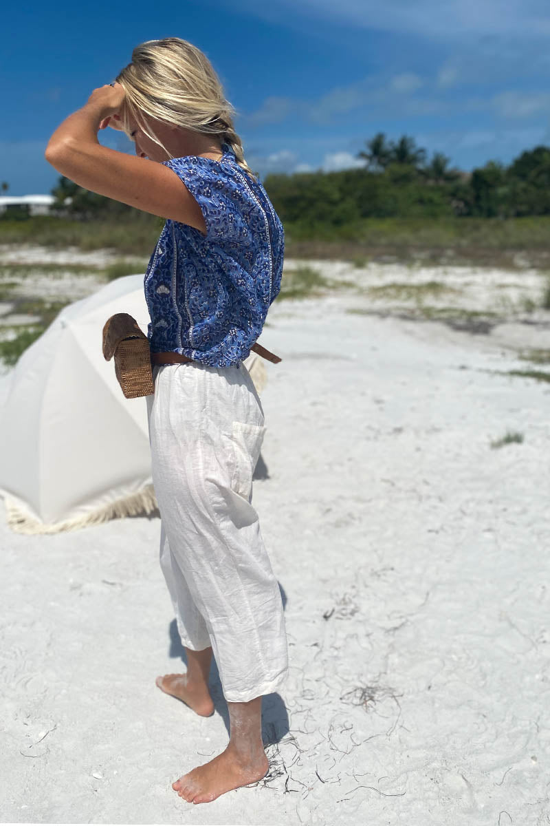 Francina Top - Sea Lurex