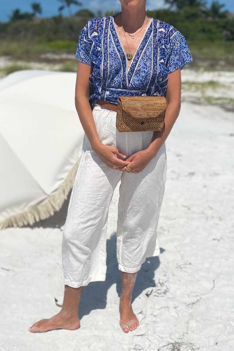 Francina Top - Sea Lurex