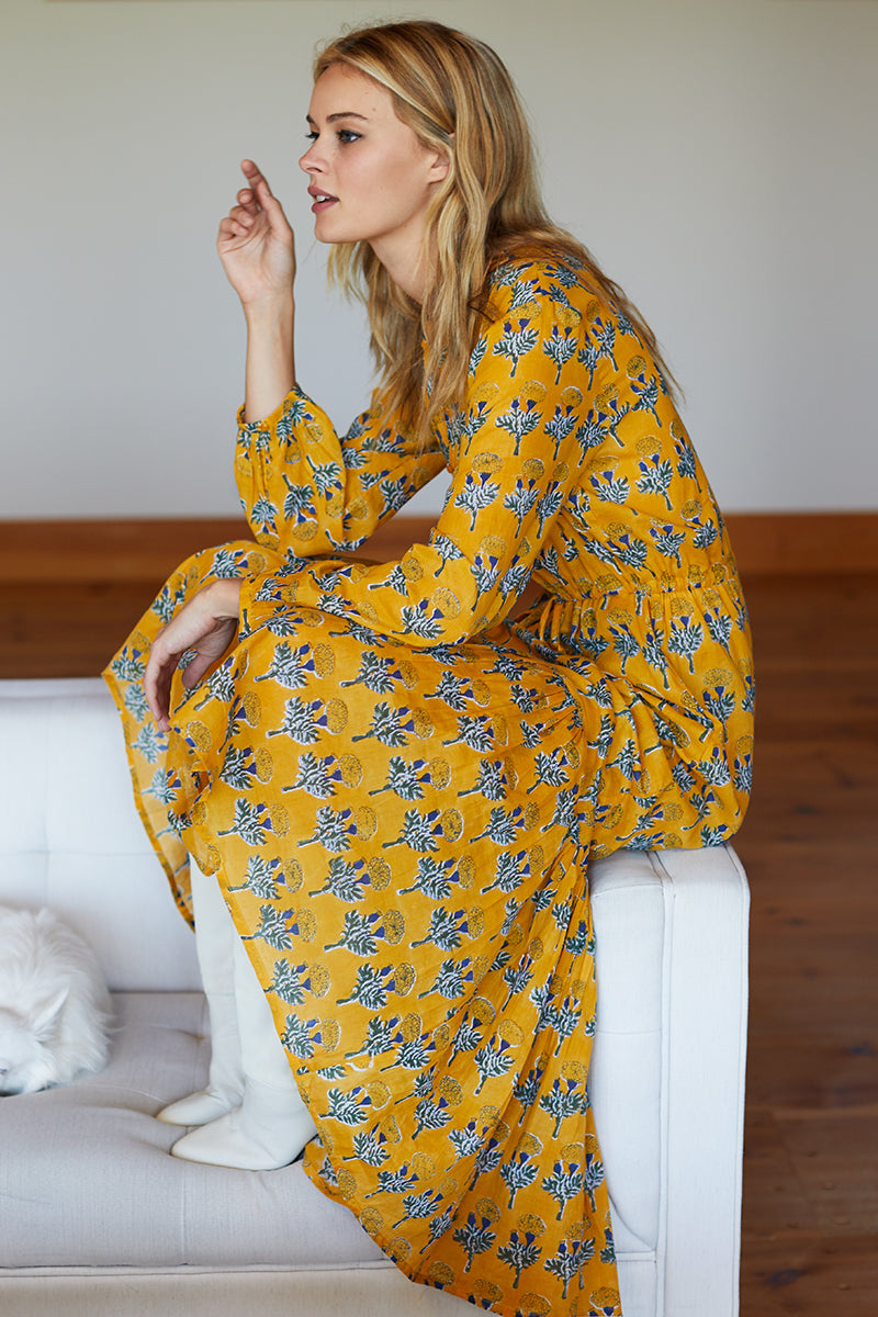 Frances Dress - Marigolds Yellow