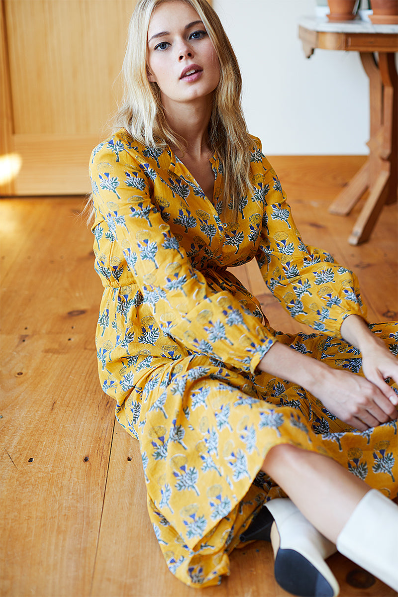 Frances Dress - Marigolds Yellow