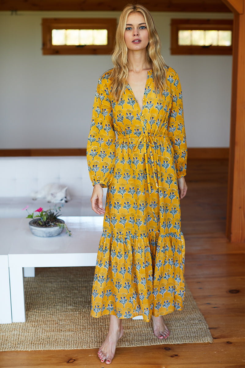Frances Dress - Marigolds Yellow