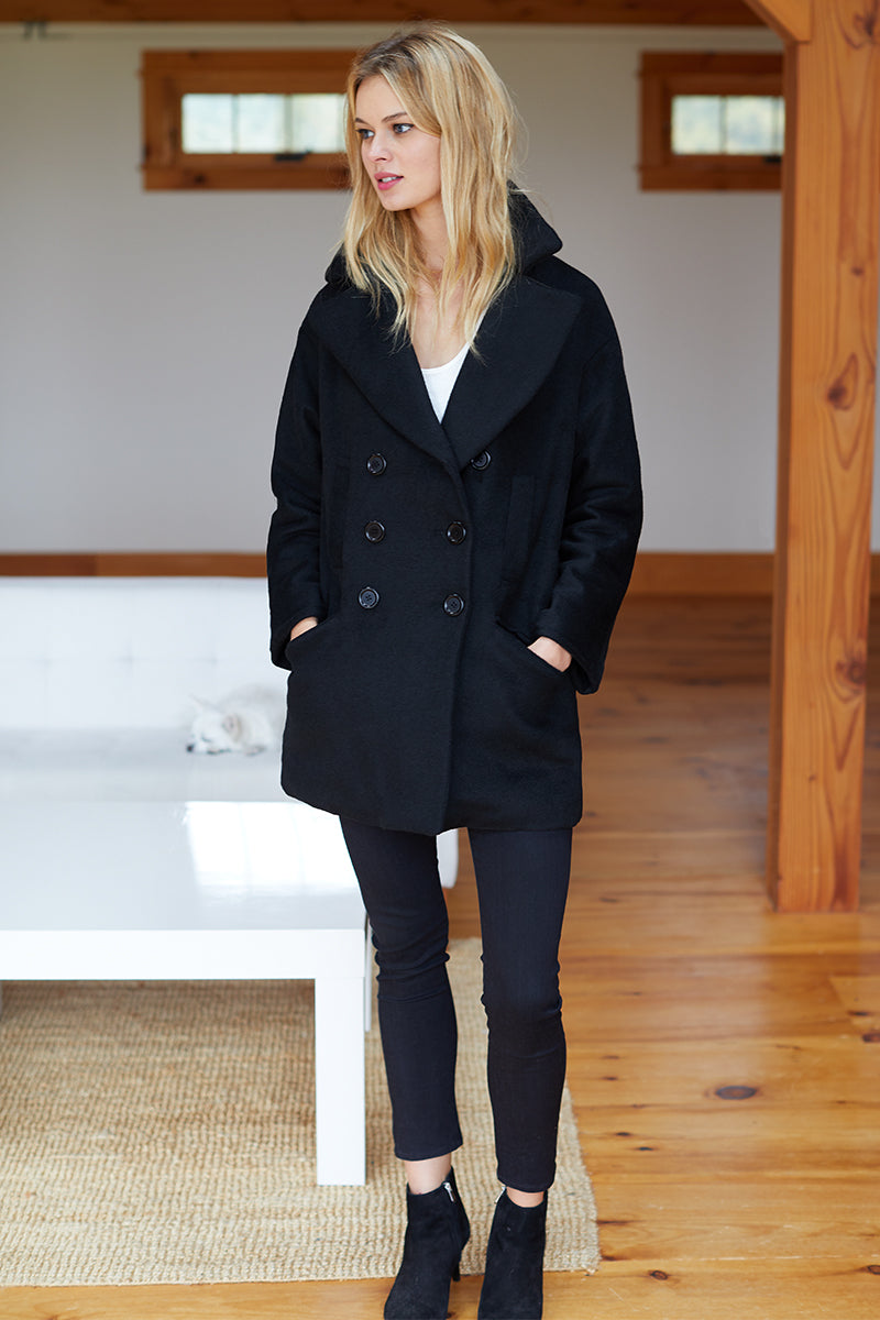 Major Peacoat - Black