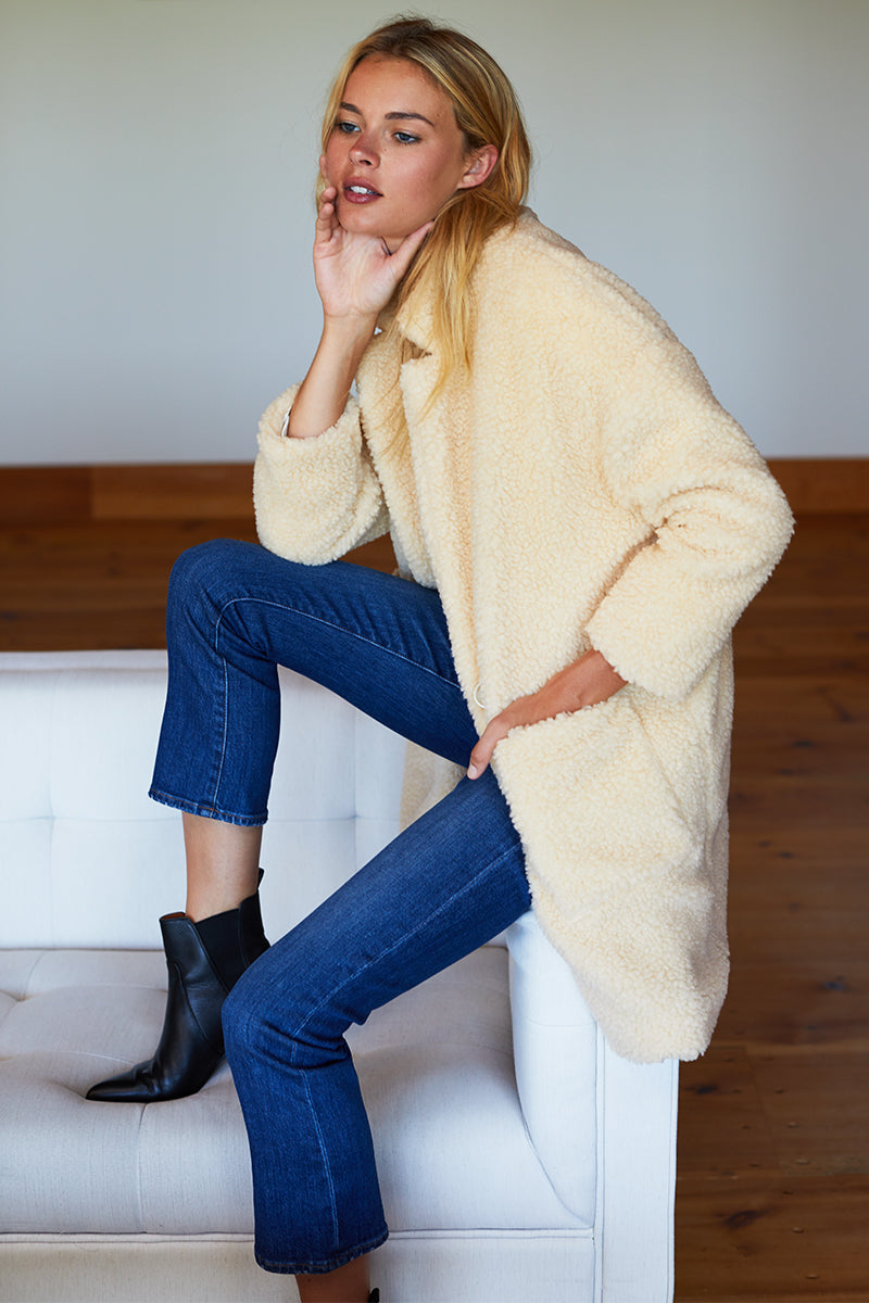 Teddy Bear Coat - Ivory