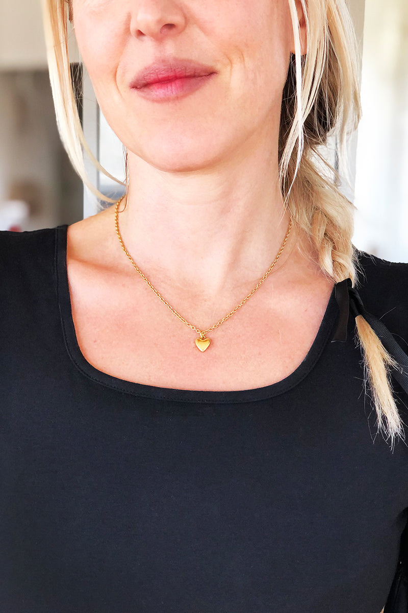 Little Heart Necklace - Gold